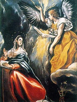 エル・グレコ【受胎告知】 フランジェリコwebショップ 【送料無料】