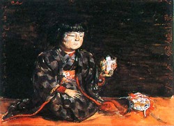 岸田劉生【麗子座像】 フランジェリコwebショップ 【送料無料】