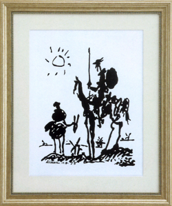 ピカソ『ドンキホーテ』 【送料無料】 ガレリア・フランジェリコの複製絵画