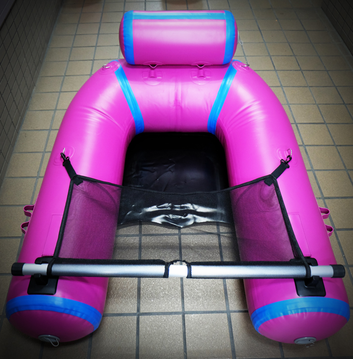 FROGオリジナルフローター：U型 ピンク×ブルー FROG