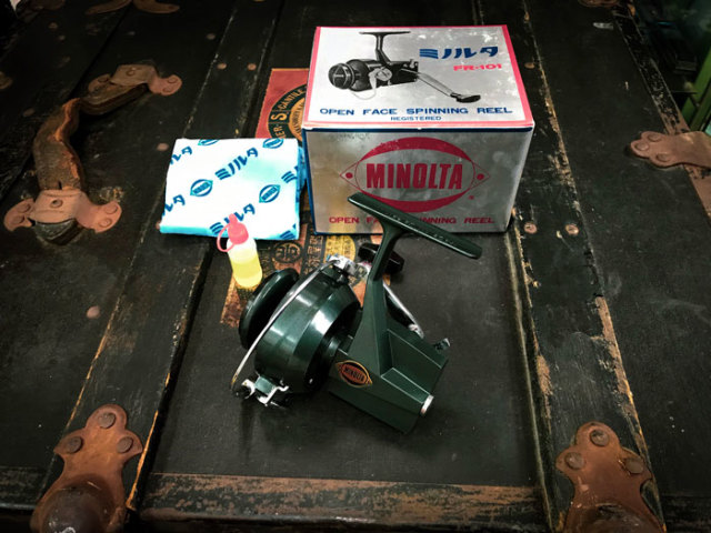 ヴィンテージ：MINOLTA アンティークスピニングリール