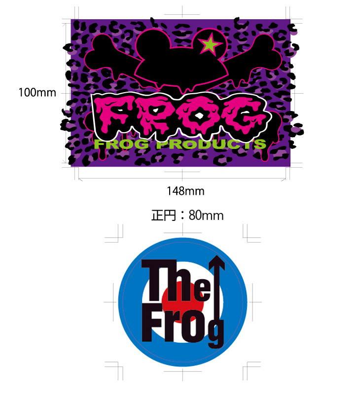 2018年4月FROGステッカー