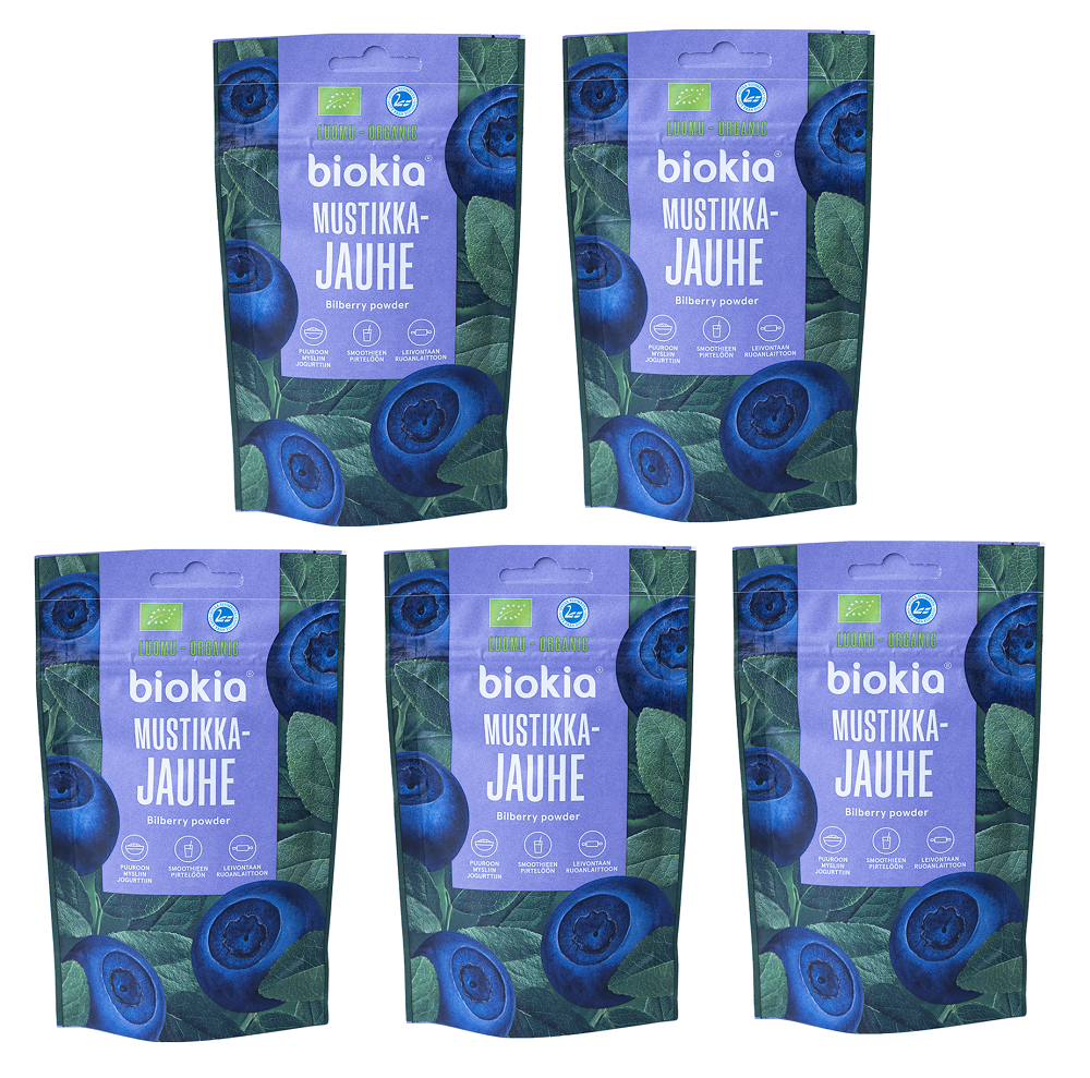 オーガニックビルベリーパウダー(30g)5個セット