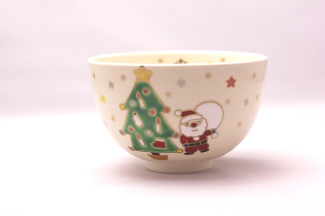 【茶道具　茶碗】　サンタ茶碗　前田　宝泉作　