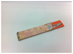 ［茶道具］　菓子切り　名物裂　050