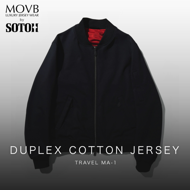 Duplex Cotton Jersey ダブル6Bトラベルジャケット