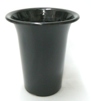 洋蘭プラ鉢 4号 10個 黒ラン鉢 プラ鉢 12cm 薔薇 苗 深鉢 キンリョウヘン 金稜辺