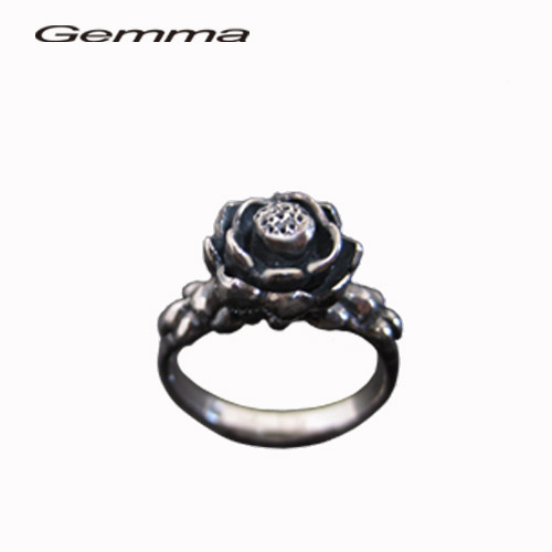 シルバーアクセサリー リング レディース 指輪 ロータス リング シルバージュエリージェンマ (gemma) GL-R910