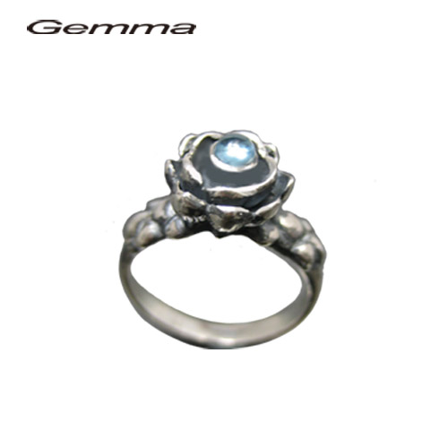 シルバーアクセサリー リング レディース 指輪 ロータス リング シルバージュエリージェンマ (gemma) GL-R910-A