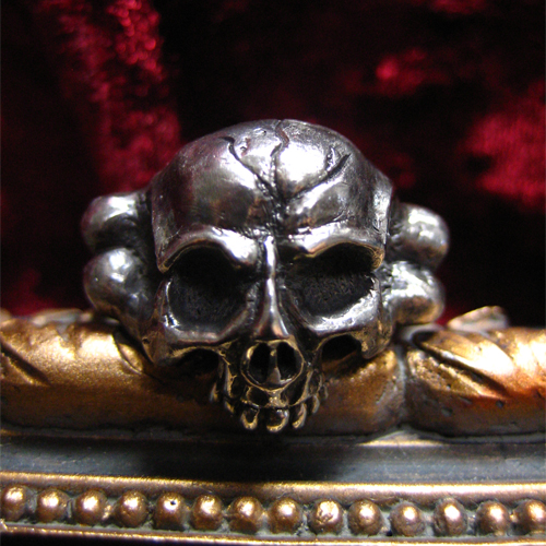 シルバーリング～メンズ～指輪～人気～スカルシルバーアクセサリー～シルバー 925～ジェンマ(Gemma) GS-R1201