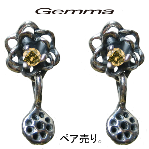 シルバーアクセサリー ピアス レディース ロータスピアス ファッションジェンマ GL-Pi003-Y （ペア売り）