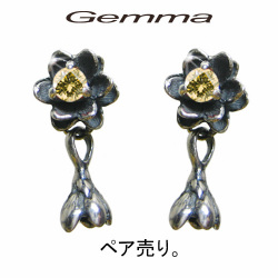 シルバーアクセサリー ピアス レディース ロータスピアス ファッションジェンマ GL-Pi007-Y （ペア売り）