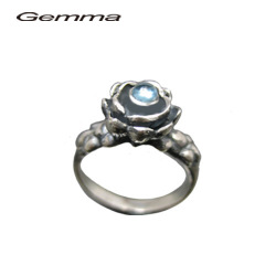 シルバーアクセサリー リング レディース 指輪 ロータス リング シルバージュエリージェンマ (gemma) GL-R910-A