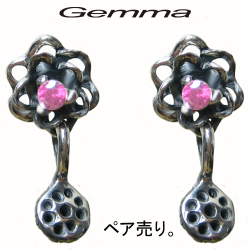 シルバーアクセサリー ピアス レディース ロータスピアス ファッションジェンマ GL-Pi002-P （ペア売り）