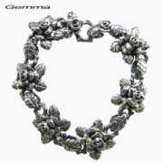 送料無料 ジェンマ  ローズブレスレット～シルバージュエリー～GR-B103-S17.3cm