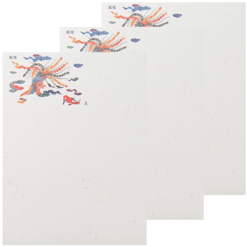 ワンポイント絵はがき鳳凰　3枚セット