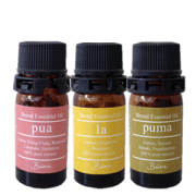 ブレンドエッセンシャルオイル３種類セット　各５ｍＬ｜月桃アロマ本舗　月桃百貨自然派商店街　日本月桃株式会社謹製