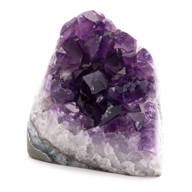アメジスト クラスター 側面磨き AAA ドゥルーザ 紫水晶 置き物 原石 ウルグアイ産 天然石 1点物 2月 誕生石 天然石 amethyst