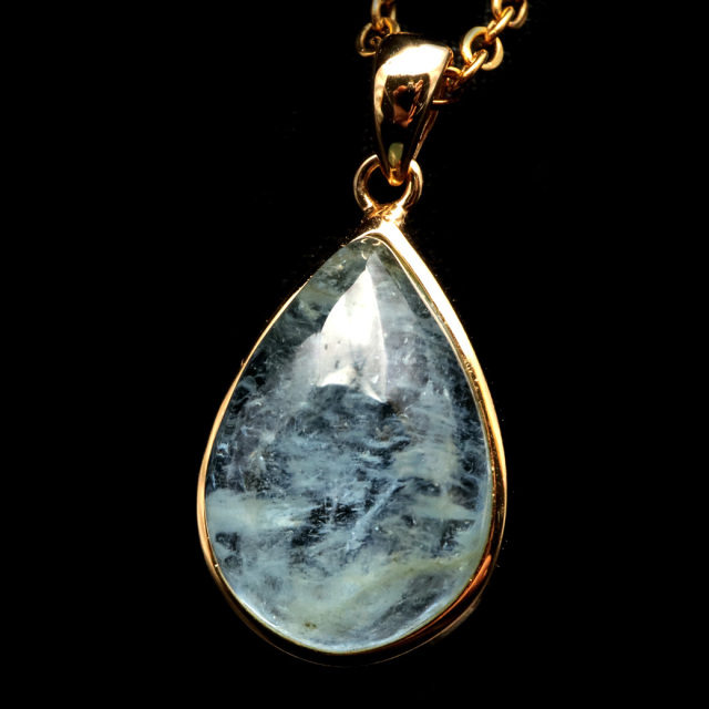 アクアマリン ペンダント 天然石 ネックレス AAA Silver925 1点物 3月 誕生石 藍柱石 パワーストーン ベリル 母の日