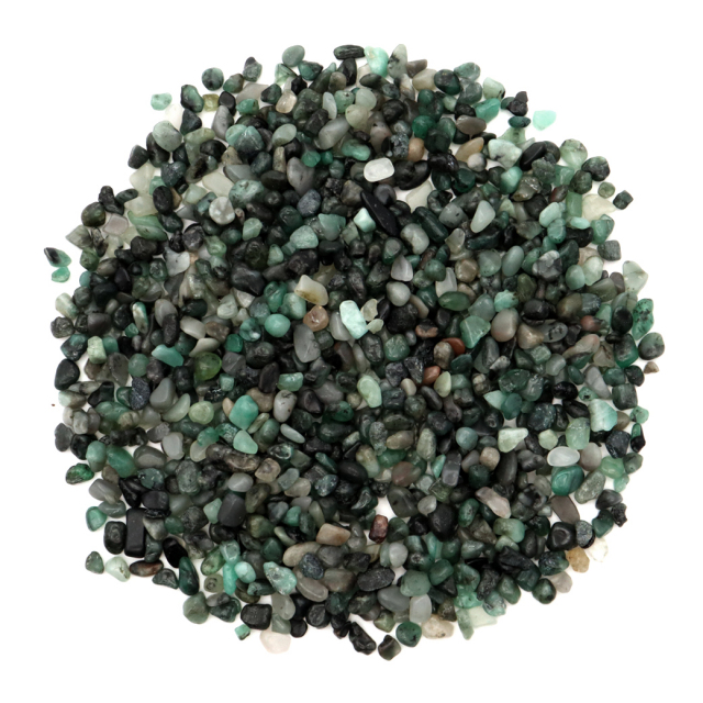 エメラルド さざれ石 本物 サイズ極小 ベリル 緑柱石 100g 天然石 パワーストーン 浄化グッズ ネイルパーツ 材料 レジンパーツ