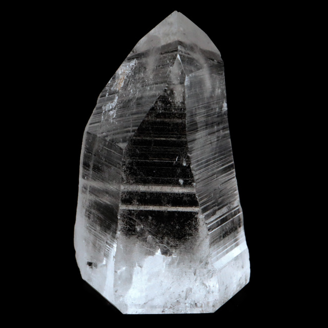 レムリアンシード 水晶 六角柱 ポイント 一部面残し 研磨磨き 1点もの 5A 天然石 ブラジル バイーア州産 証明書付き