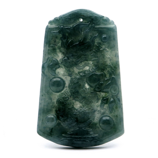 龍 翡翠 グアテマラ産 ペンダント トップ用 素材 ルース バチカン無し 昇り龍 1点もの たつ 辰 干支 お守り 龍神 開運 商売繁盛