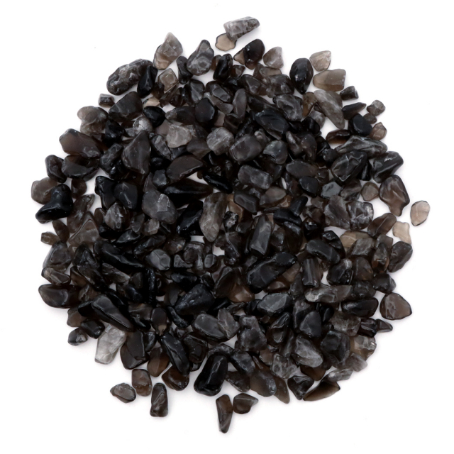 モリオン 黒水晶 さざれ石 本物 100g Aランク サイズ小 天然石 パワーストーン 浄化グッズ