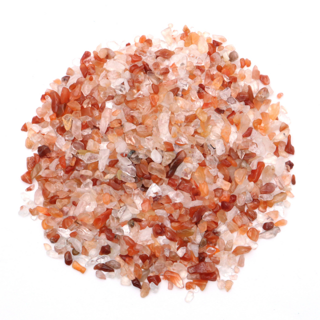 赤水晶 さざれ石 本物 100g サイズ極小 クリスタル レッドクォーツ 天然石 パワーストーン 浄化グッズ