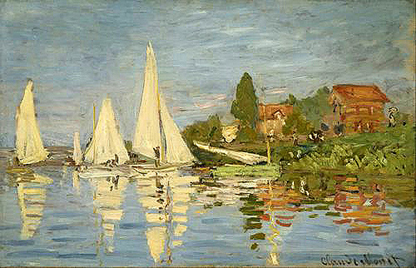 モネ [Regattas at Argenteuil]