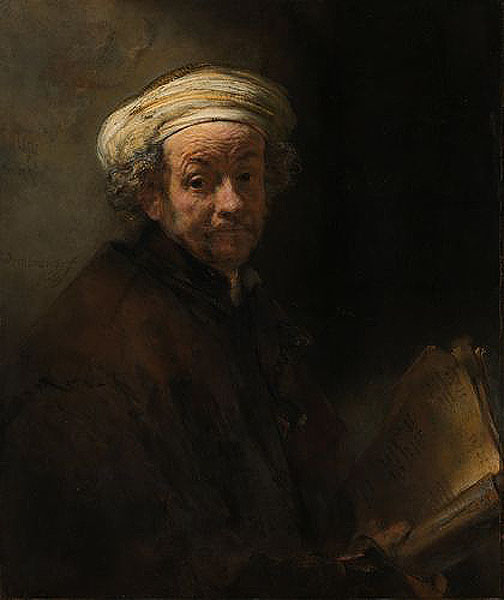 レンブラント [Self portrait as the apostle Paul]