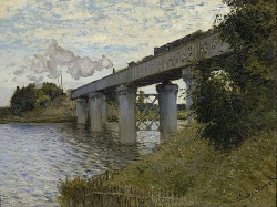 モネ [The Railroad bridge in Argenteuil]