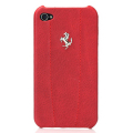 �ե��顼��iPhone4/4S���С� ����Ferrari GT Leather Modena Case Red��