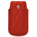 �ե��顼��iPhone4/4S���С� ����Ferrari GT Leather Modena Sleeve Case Red��