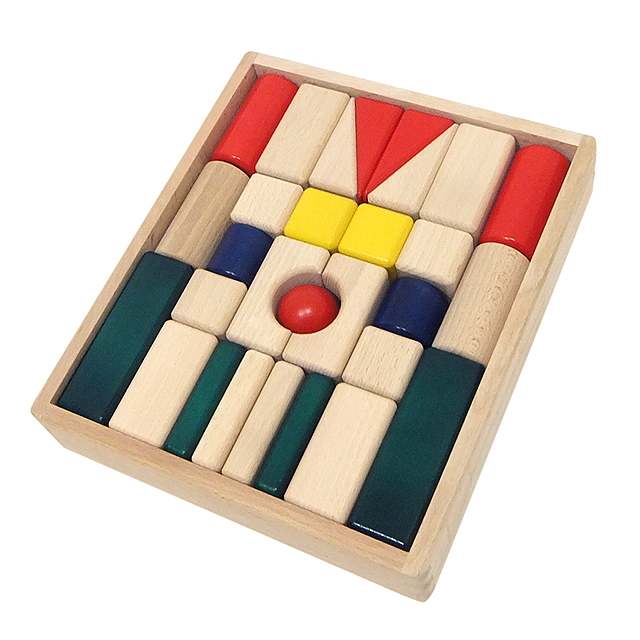 木のおもちゃ たくさんの遊びがついたジョイフルワゴン