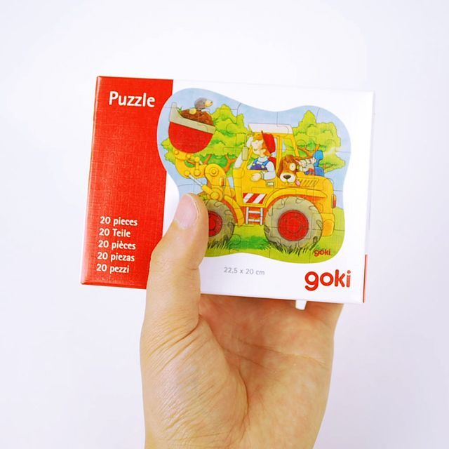 goki 木のおもちゃ ノンフレームパズル 箱入り | 木のおもちゃのグランパパ