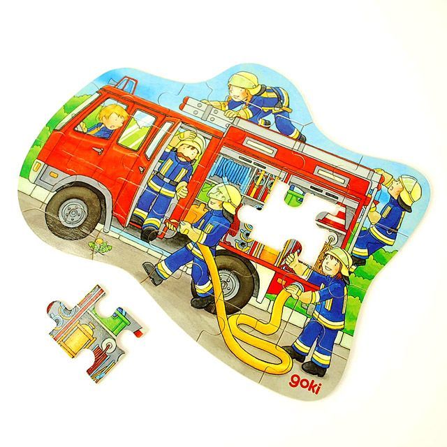 goki 木のおもちゃ ノンフレームパズル 箱入り | 木のおもちゃのグランパパ