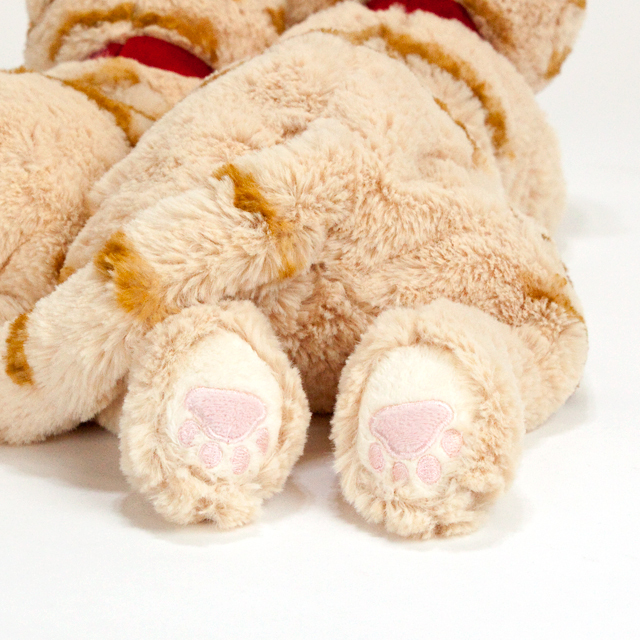 サンレモン リアルな猫のぬいぐるみ ひざねこ茶 | おもちゃのグランパパ