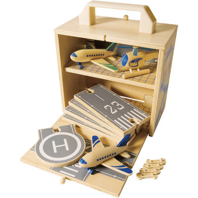 tiger tribe ウッドボックス 飛行機 木製玩具 | 木のおもちゃ グランパパ