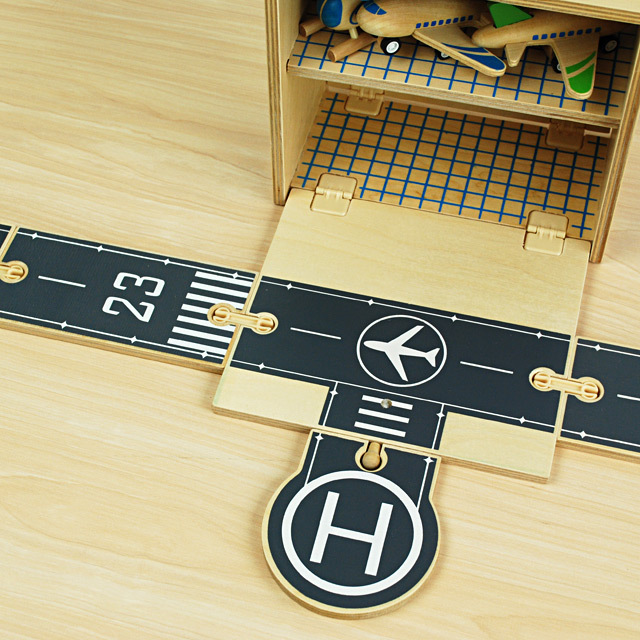 tiger tribe ウッドボックス 飛行機 木製玩具 | 木のおもちゃ グランパパ