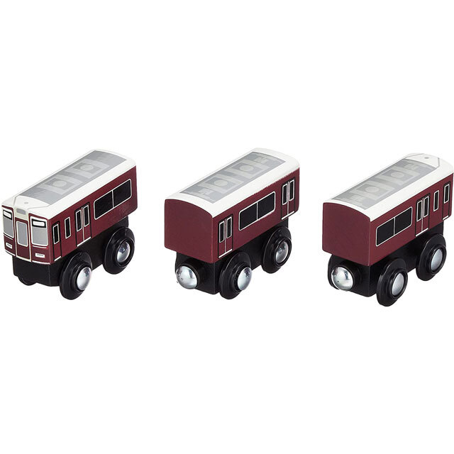 木のおもちゃ 木製レールセット moku TRAIN 阪急9300系
