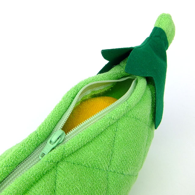 日本製 布のおもちゃ ベビーボール付き さやえんどう ベビーラトル