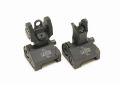 Bomber M4 Style Folding Battle Sight set (LR) - BK