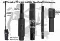 Spartan Airsoft PRC-148 Dummy 1m Blade Antenna