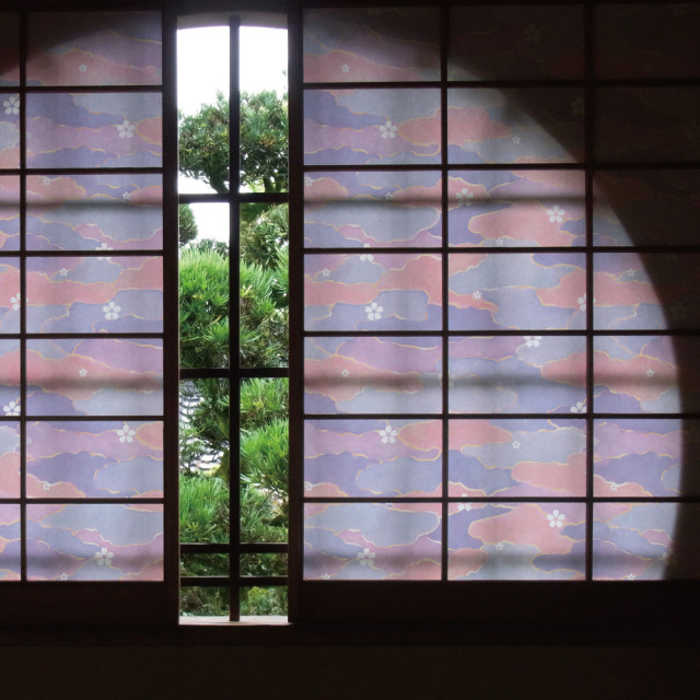 デザイン障子紙・chapeonyaの花霞