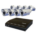 41万画素防犯カメラ&大容量防犯DVRセット DVR-HDC02B (防犯カメラ4台)