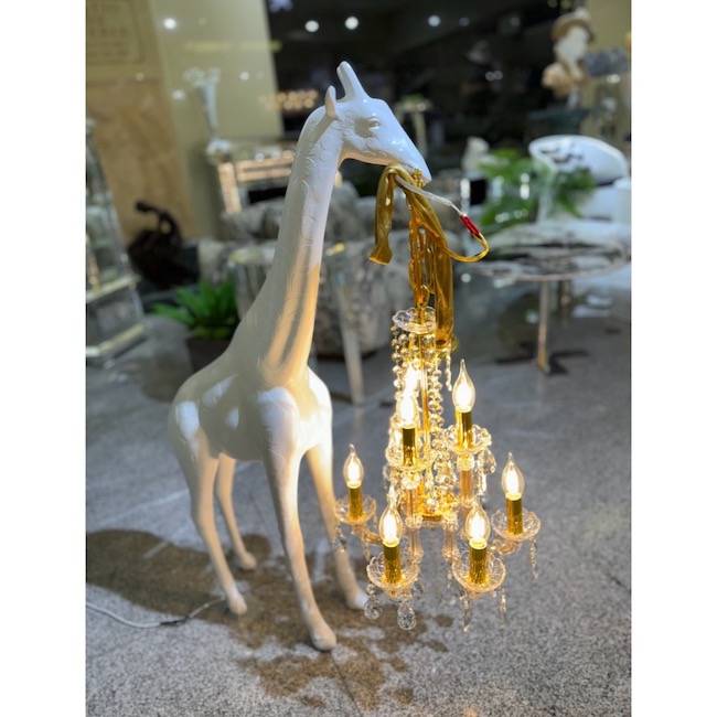 キリンオブジェ｜シャンデリア｜giraffe / chandelier｜OBJ3080IB