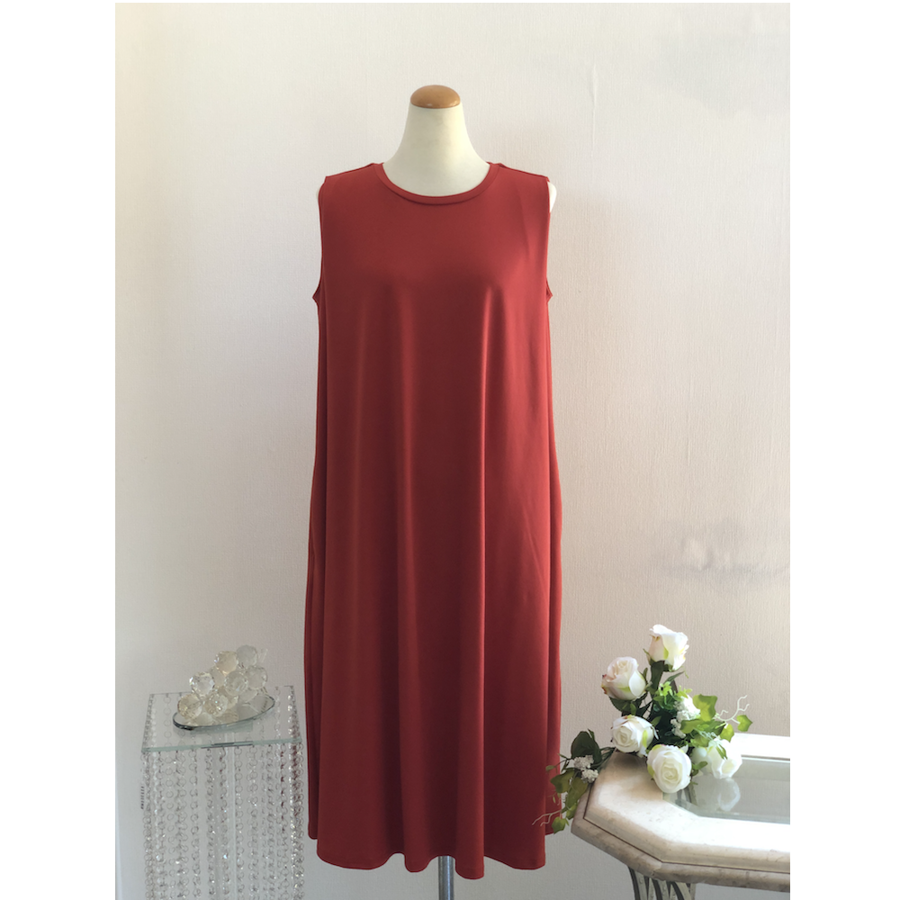 Apparel / Flare long dress /フレアロングワンピース｜Red /レッド 赤色 | APP1001IB