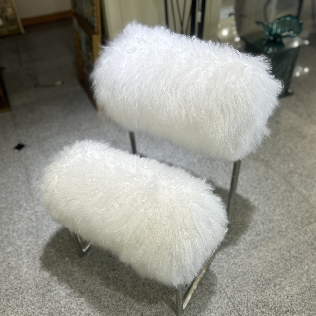 Wool Stainless Steel Chair/ウールシングルチェア｜CHA5017IB