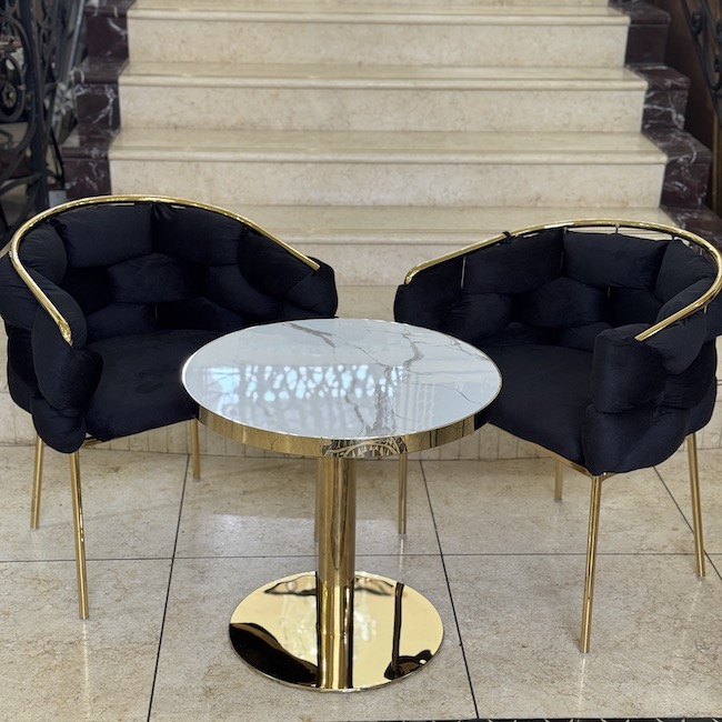 テーブルチェアセット｜黒｜table｜chair｜set｜black｜CHA7041IB