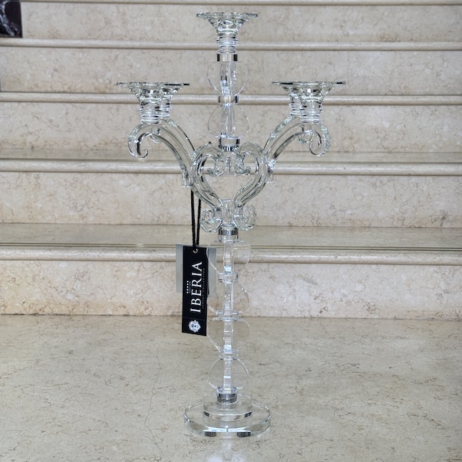 Crystal objet｜クリスタル| キャンドルスタンド| オブジェ |クリア | CRY31115IB